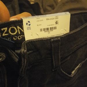 Arizona super high rise jeans black wash 11J